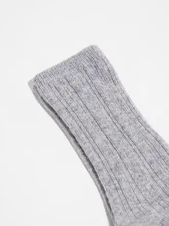 LANIUS | Chaussettes gris chiné | grau
